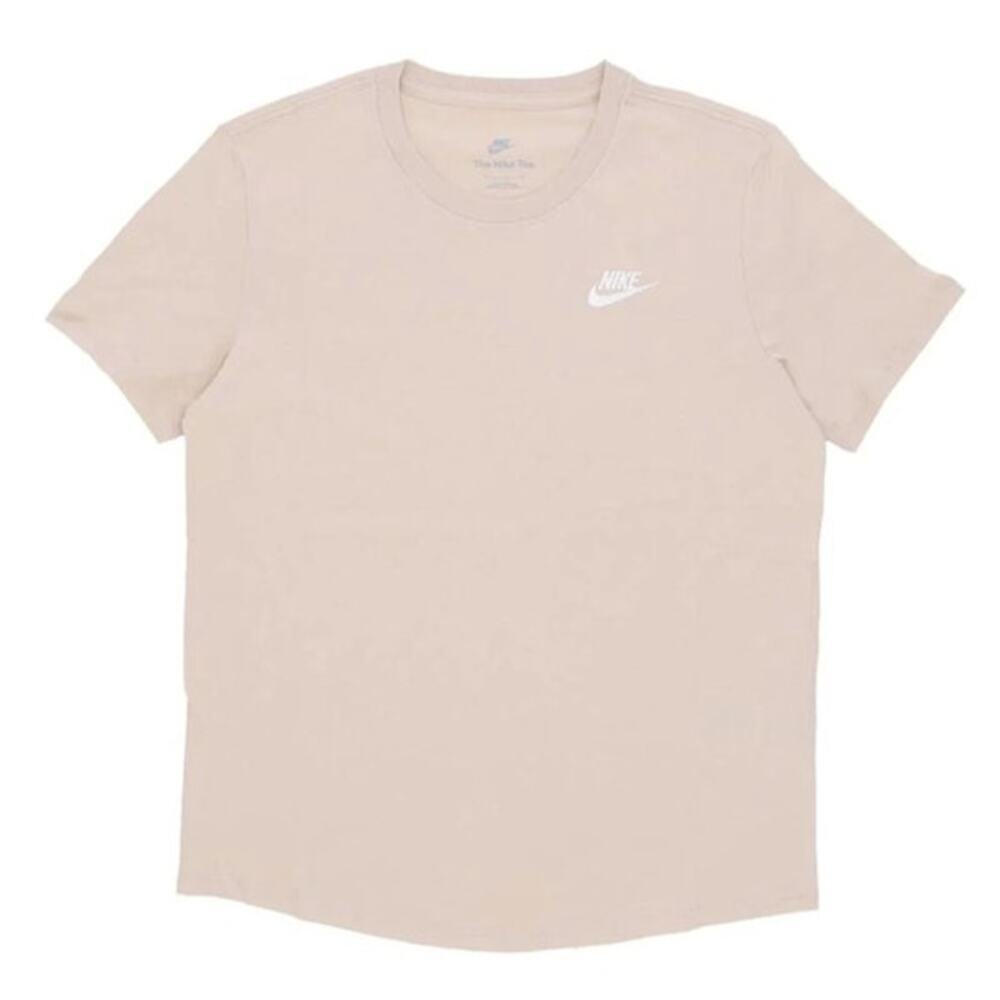 Womens Nike Essential Clubwear T-Shirt Nude Size Small